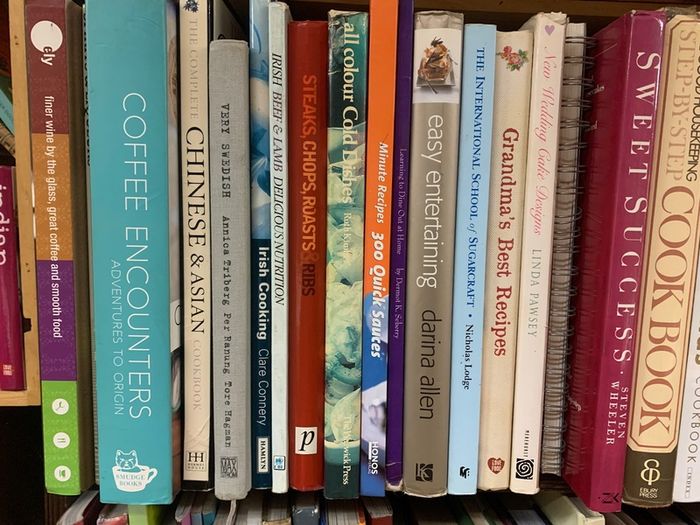Large selection of COOK BOOKS view and select throughout all the photos