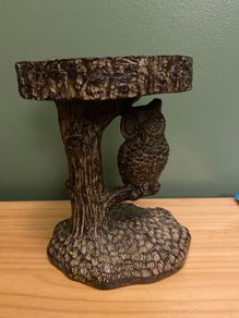 Pair of Owl Candle Holders