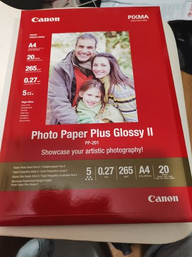 Canon photo paper plus glossy II