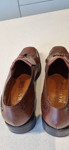 italian brown leather loafers
