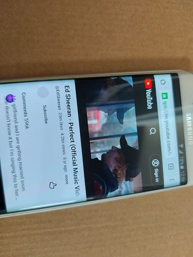 Samsung Galaxy S6 Edge, Model SN-G925F, 64GB, in excellent cosmetic condition