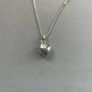 sterling silver heart necklace Image 2