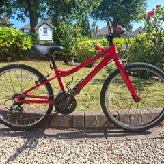 Red Carrera Saruna Junior Hybrid Bike 24 inch Wheels