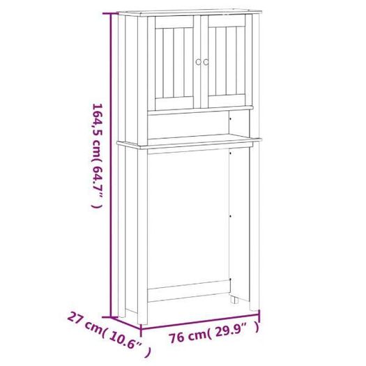 Washing Machine Cabinet White