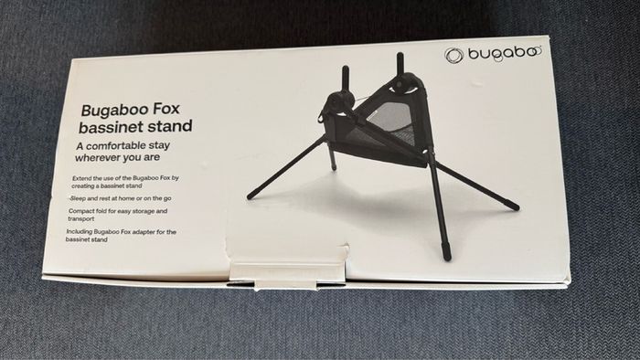 Bugaboo Fox Bassinet Stand with adapters and travel bag