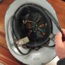 Vintage Military Firemans Helmet Image 3