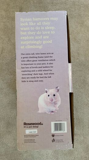 Small hamster cage