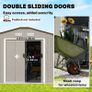 Large Metal Storage Shed Sliding Doors 13 x 11ft Image 5