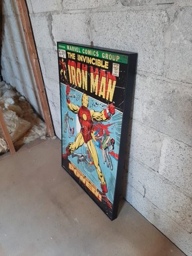 Memorabilia - Iron Man Poster on canvas