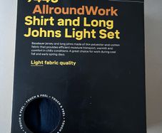 Snickers 9445 AllroundWork, Shirt & Long Johns Light Set Large navy