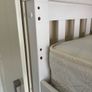Single bed, white solid wood frame Image 3