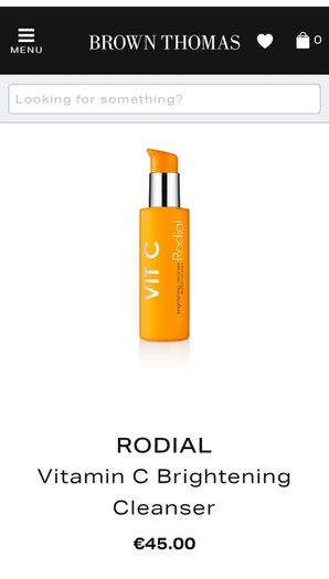 Rodial Vitamin C brightening Cleanser