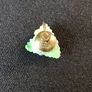 Antique Denton England porcelain china screw-back earrings Image 4