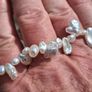 Sterling Silver Freshwater Baroque necklace Image 7