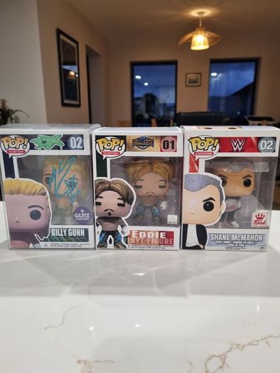 Funko Pop Custom Figures WWE x 3