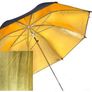 Black/Gold Reflective Photo Studio Umbrella Image 3