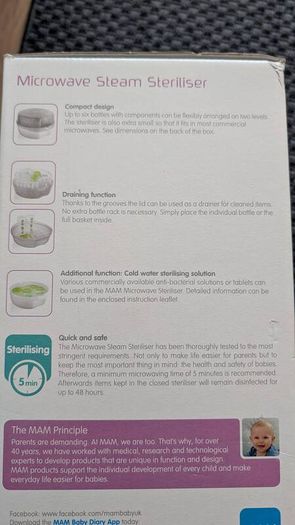 MAM Microwave Steriliser