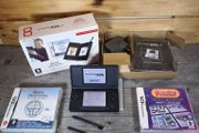 Nintendo DS Lite Black VGC CIB Complete In Box Good Condition Fully Working