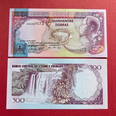 St Thomas & Prince. 500  Dobras  1993. Pick 63. ( Uncirculated )