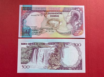 St Thomas & Prince. 500  Dobras  1993. Pick 63. ( Uncirculated )