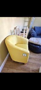 Arm Chair Tempo Tub Chair Mustard
