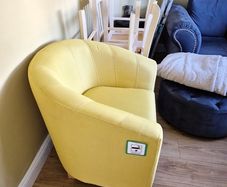 Arm Chair Tempo Tub Chair Mustard