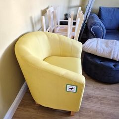 Arm Chair Tempo Tub Chair Mustard