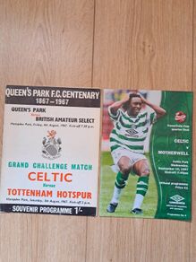 Celtic FC  Programmes X 2 (Collectible)