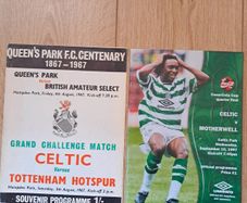 Celtic FC  Programmes X 2 (Collectible)