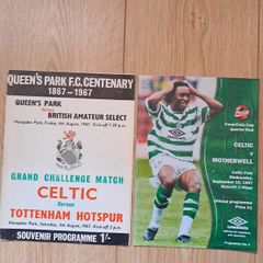 Celtic FC  Programmes X 2 (Collectible)