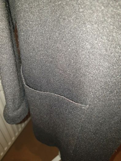 Zara dark grey coatigan uk 8-10