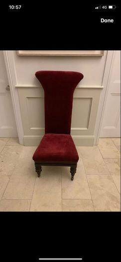 William IV Prie Dieu Chair