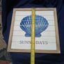 Timber Framed Seashell Painting Image 5