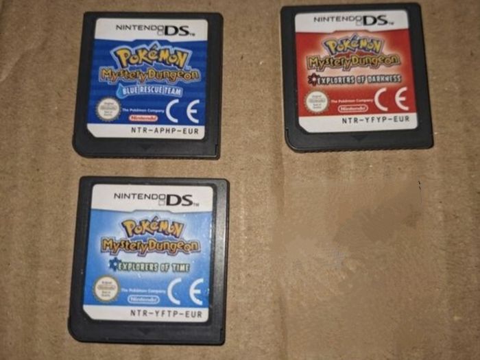 Pokemon Mystery Dungeon Nintendo DS bundle (3 games/free postage)