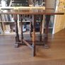 Vintage Oak Gate Leg dropleaf table Image 2