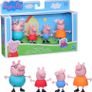 Peppa Pig Peppa's Adventures Peppa's Family Figure 4-Pack, Ages 3 and Up Image 2