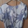 Oui Top White Blue - Fits UK 8 to 10 - New Without Tags RRP 120 Image 3