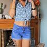 Short-sleeved blouse Image 7