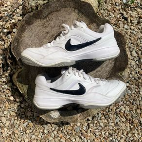 Premium White Leather Retro Nike Court