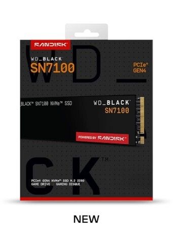 New 2TB Sandisk Nvme M.2 Wd_black Sn7100 Ssd