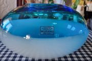 Two-tone large Murano glass bowl