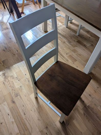 Dining table and chairs