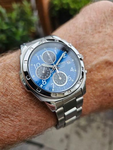 Watch Seiko Chronograph.