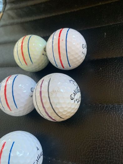 (5) Callaway triple track ERC golf balls