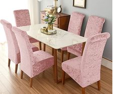 crushed velvet chair covers 10 euro each or 6 for 50 euro