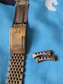 Omega Vintage gold bracelet 18mm