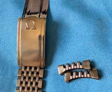 Omega Vintage gold bracelet 18mm
