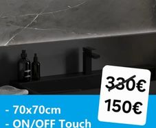LED Bathroom Mirror 70x70cm