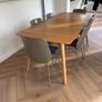 Oak Dining Table & 6 Chairs Image 5