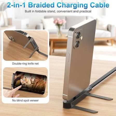 XO Fast Type C Cable Nb-Q311 Pd Usb-C Usb-C 1.5M 240W Black - Flat With Stand